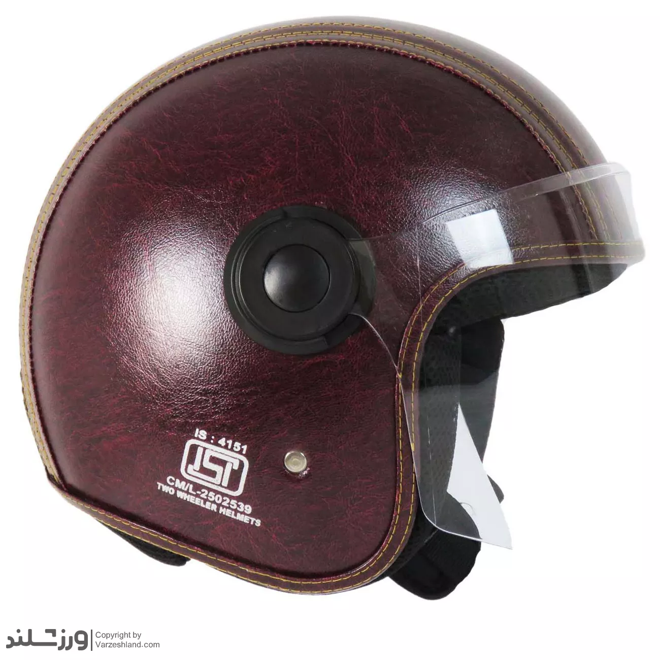 کلاه کاسکت چرم کلاسیک Crimson کلاه کاسکت چرم کلاسیک Crimson