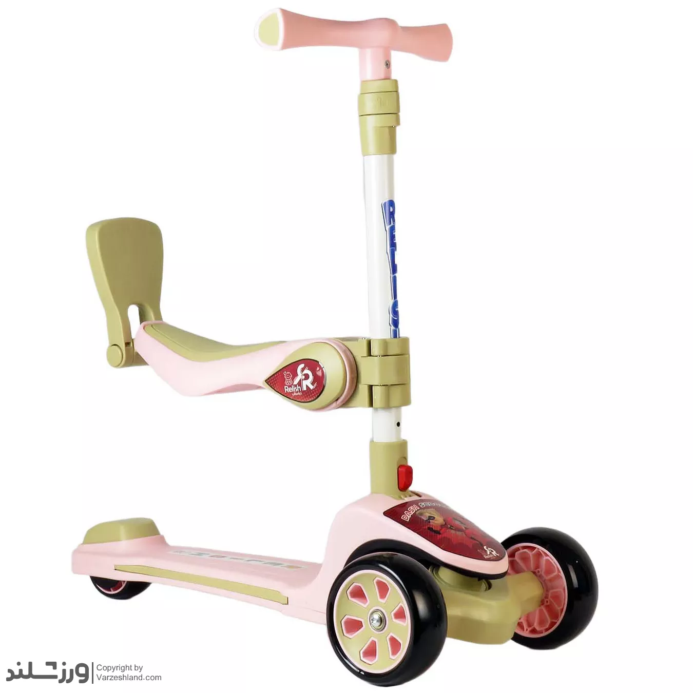 اسکوتر موزیکال صندلی دار TeddyPink اسکوتر موزیکال صندلی دار TeddyPink