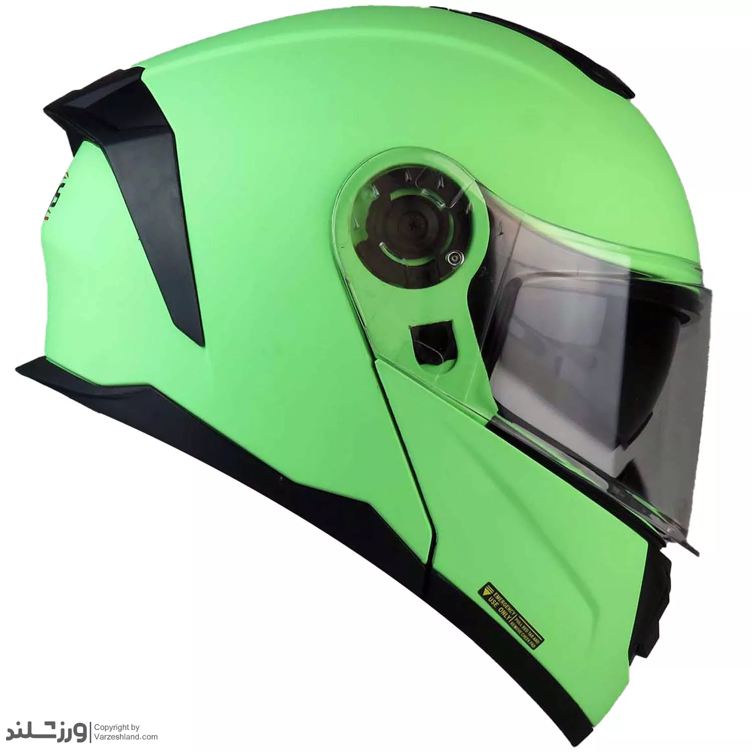 کلاه کاسکت لائوس فک متحرک پاستیلی Green کلاه کاسکت لائوس فک متحرک پاستیلی Green