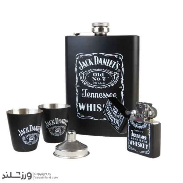 فلاسک جیبی و فندک Jack Daniel’s