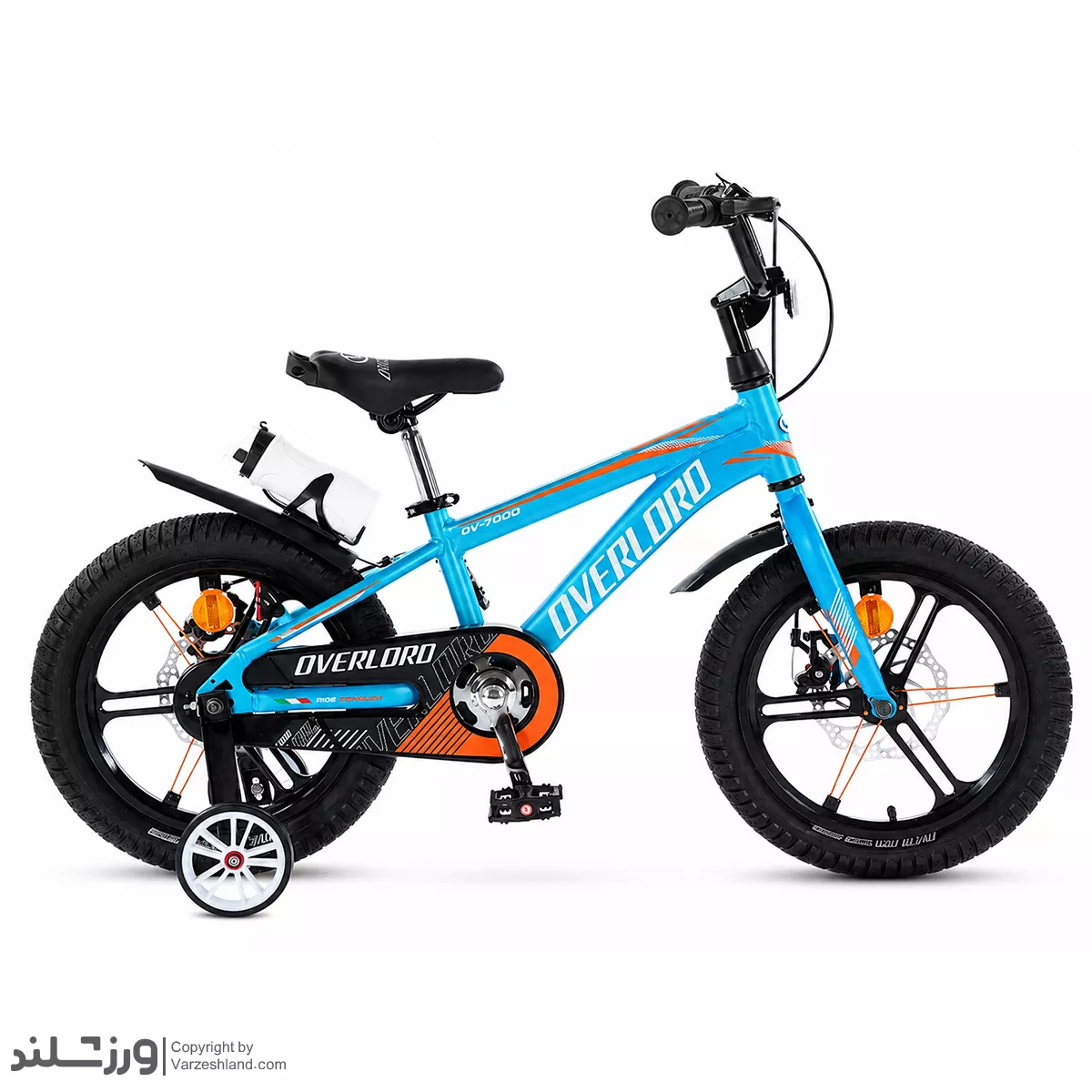 0 (converted) دوچرخه بچگانه آلومینیوم اورلورد سایز 16 آبی کد 2336 - Image 1