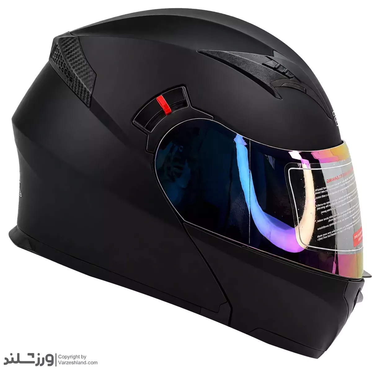 2320 کلاه کاسکت DFG فک متحرک مشکی شیشه رنگی کد 2320 – سایز 59 – 60 - Image 1