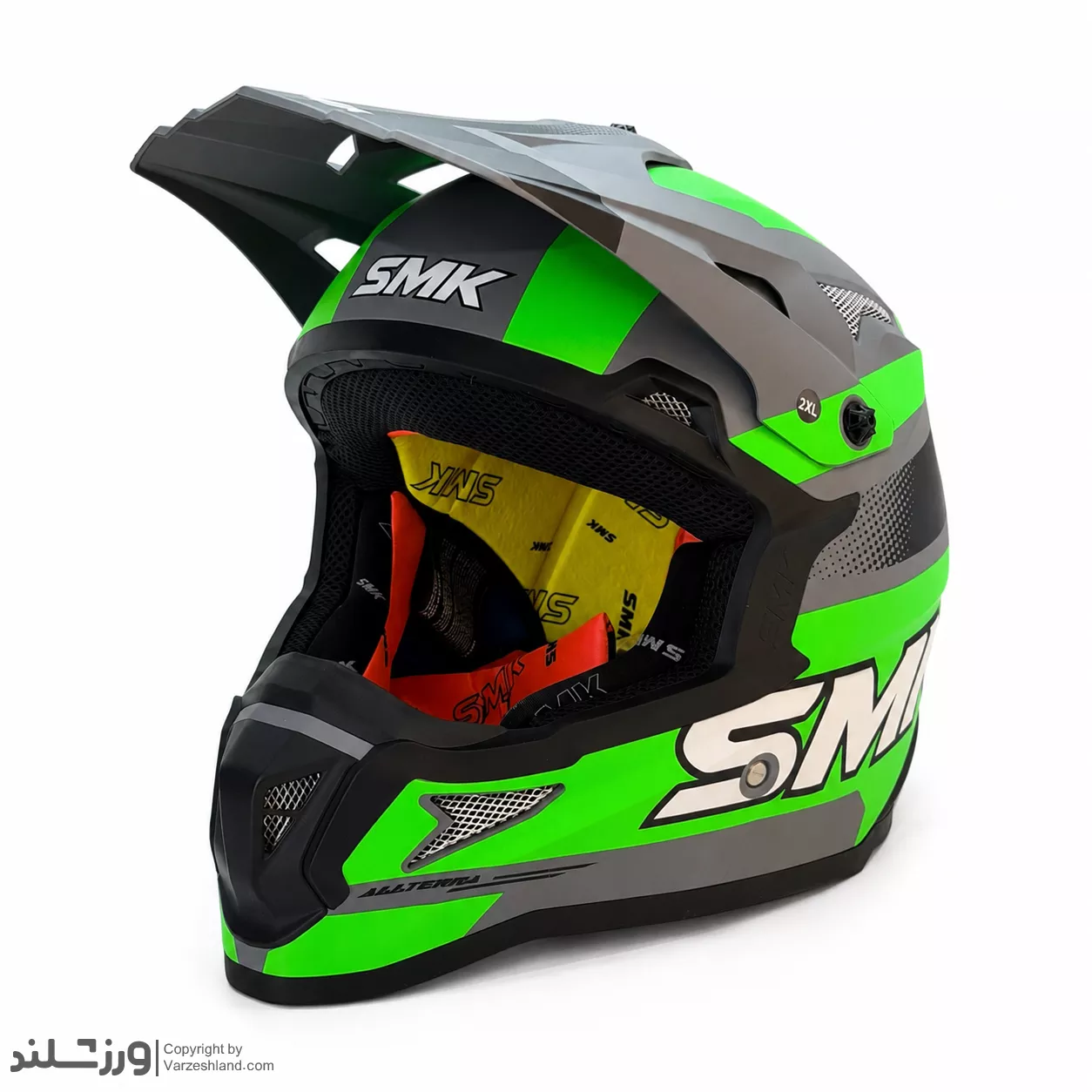Photo 6-30-26, 01 20 17 (3) کلاه کاسکت کراس SMK مدل THROTTLE MA682 کد 2319 – سایز 2XL - Image 1
