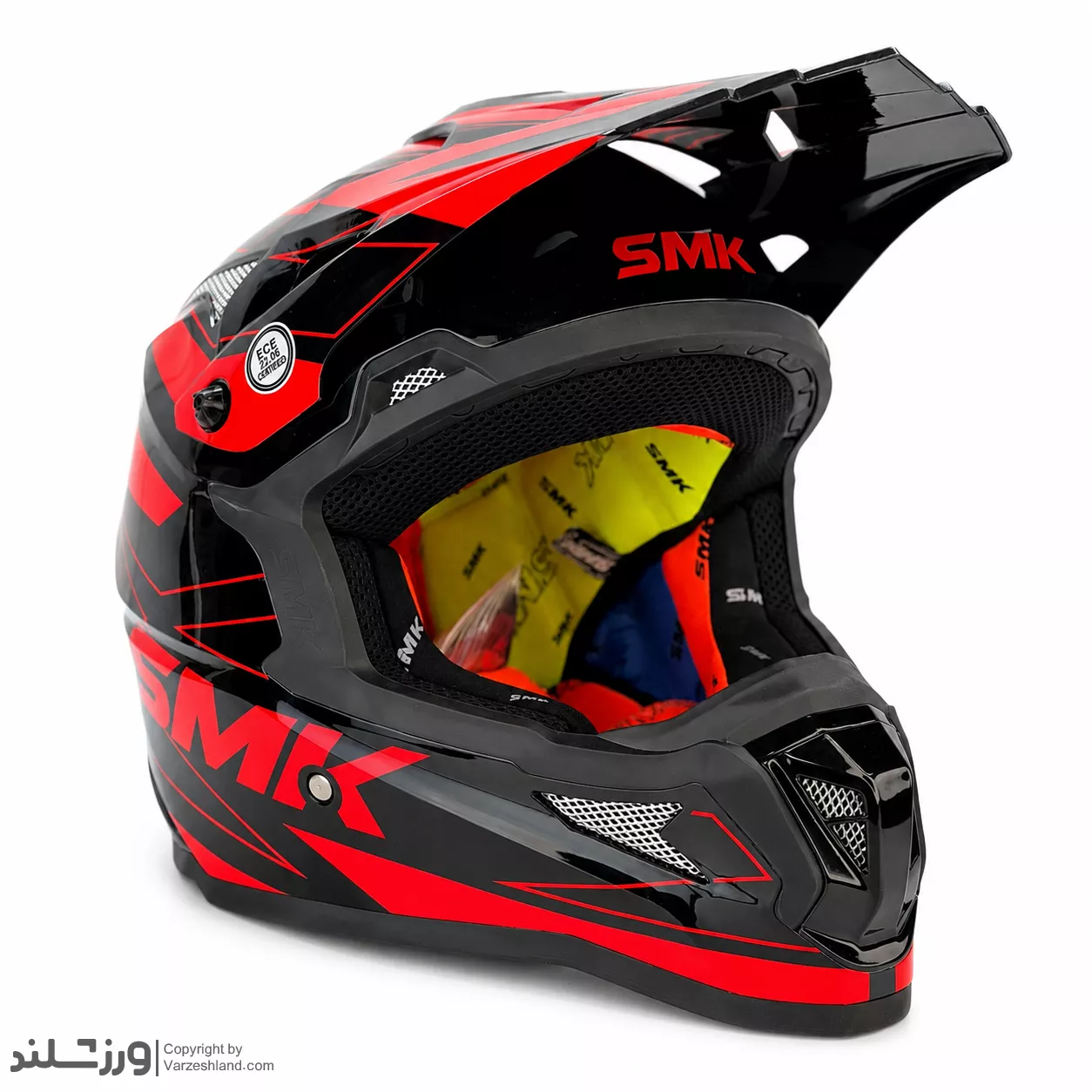 Photo 6-30-26, 04 25 21 کلاه کاسکت کراس SMK مدل ALLTERRA-S01 کد 2319 – سایز L - Image 1